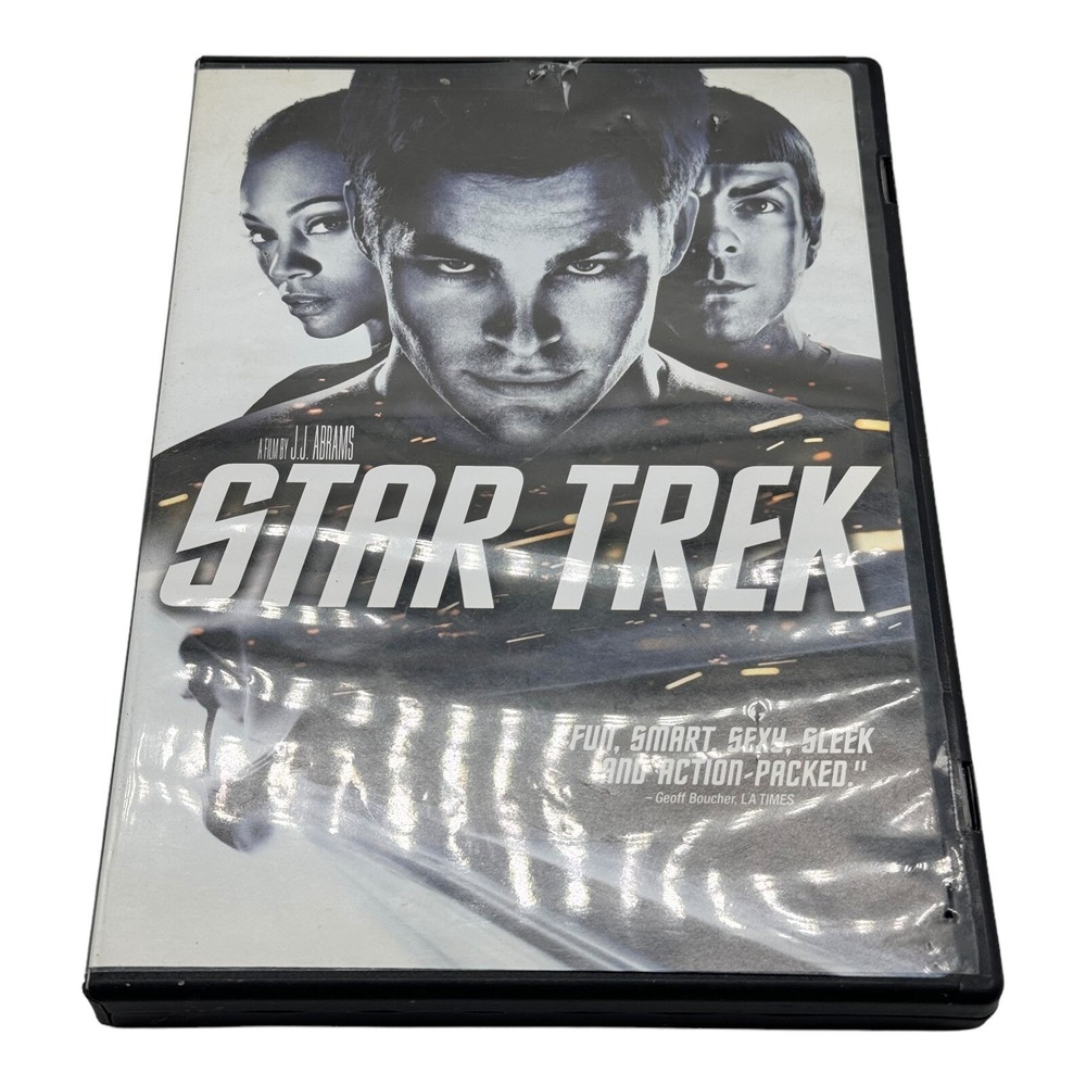 Star Trek 2009 DVD J.J. Abrams Sci-Fi Widescreen Movie Chris Pine Good Tested